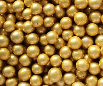 Picture of GOLD EDIBLE PEARLS 6MM EDIBLE SPRINKLES X 50G